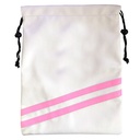 Synthetic Leather Drawstring Shoe Bag