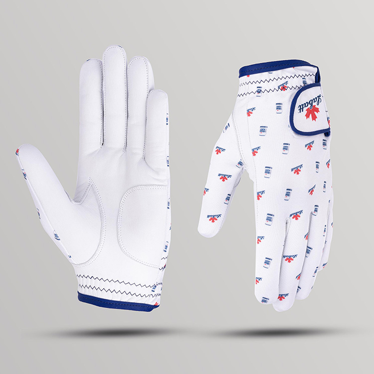 Sublimated Lycra Glove with Leather Palm*