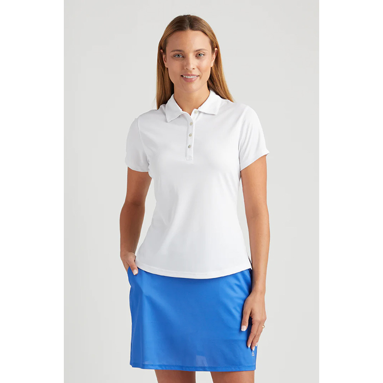 Bermuda Sands Ladies Charlee Solid Short Sleeve Polo*