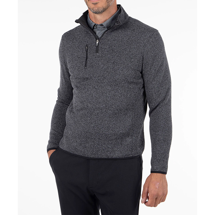 Bobby Jones Performance Heathered 1/4 Zip Fleece Pullover*
