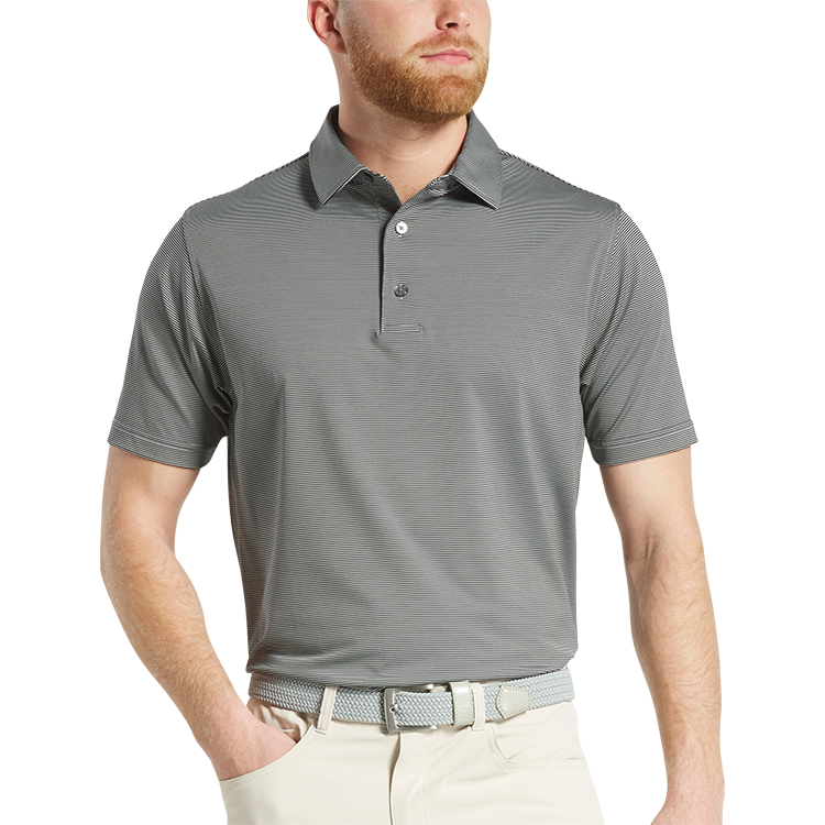 FootJoy MicroFeeder Stripe Lisle Polo*