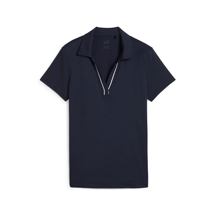 Puma Ladies Cloudspun Piped Short Sleeve Polo*