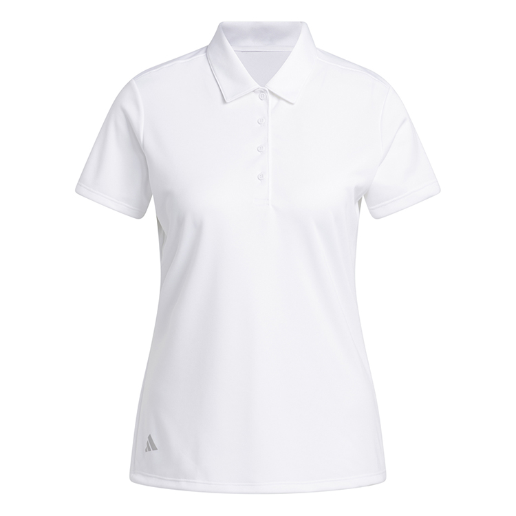 adidas Ladies Solid Performance Short Sleeve Polo**