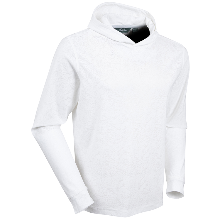 Bobby Jones Performance Magnolia Jacquard Long Sleeve Hoodie*