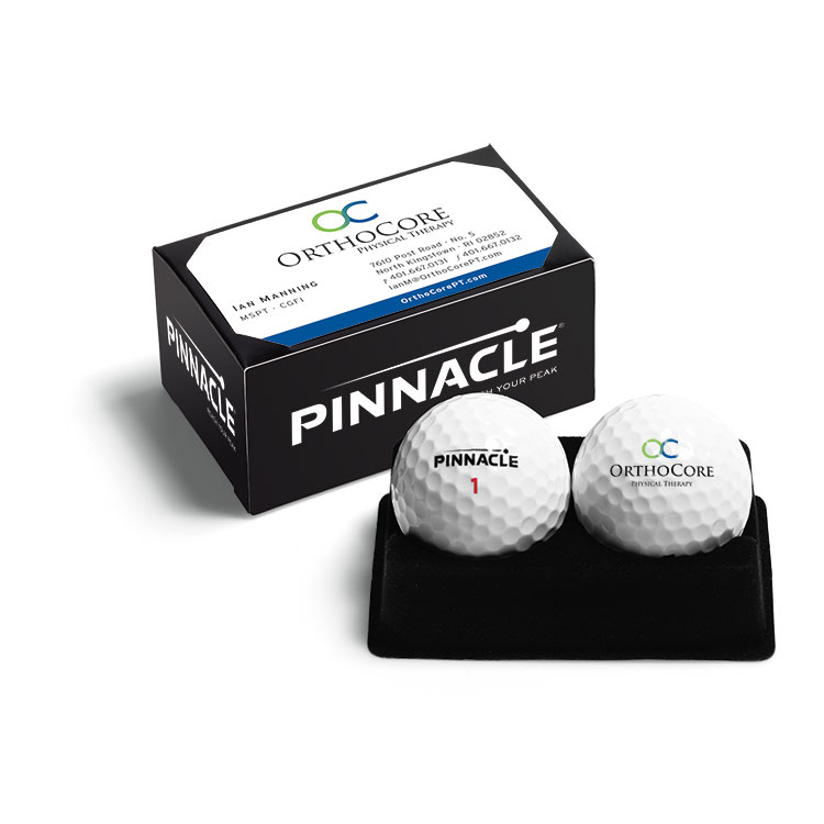 Pinnacle 2-Ball Business Card Box