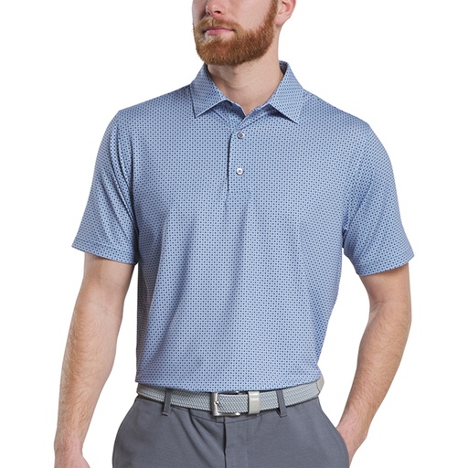 FootJoy Dot Geo Print Lisle Polo*