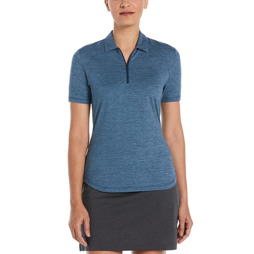 Perry Ellis Ladies Double Knit Polo**