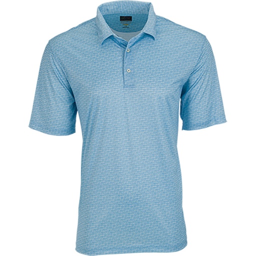 Greg Norman ML75 Microlux Cart Print Polo