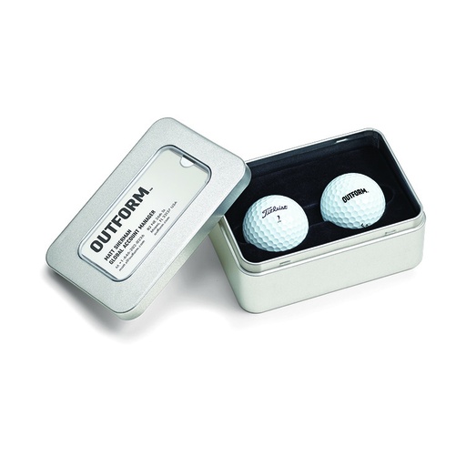 Titleist 2-Ball Business Card Tin