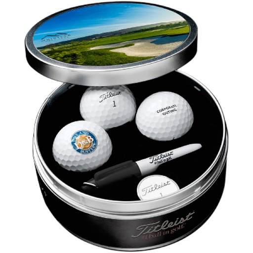 Titleist 3-Ball Tin- Custom Lid