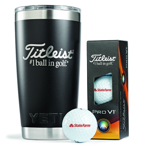 Titleist 3-Ball YETI Tumbler