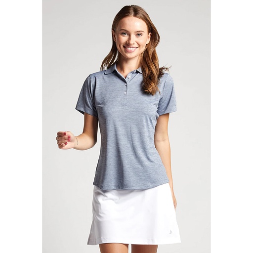 Bermuda Sands Ladies Steam Striated Short Sleeve Polo*