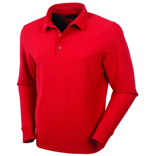 Bobby Jones Performance Balata Print Long Sleeve Polo*