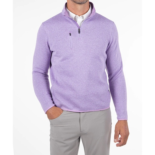 Bobby Jones Performance Heathered 1/4 Zip Fleece Pullover*