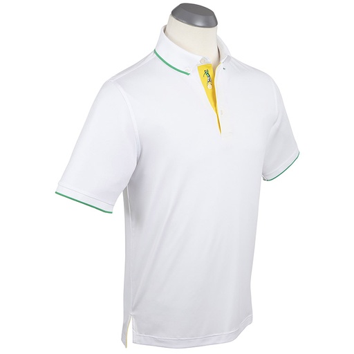 Bobby Jones Performance Jersey Rib BD Collar & Cuff Polo with Contrast Placket*