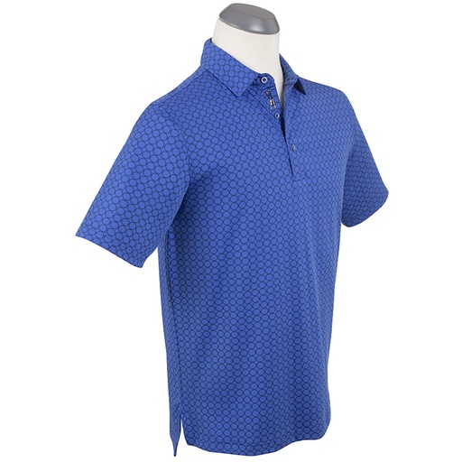 Bobby Jones Performance Tonal Geo Nautical Print Polo*