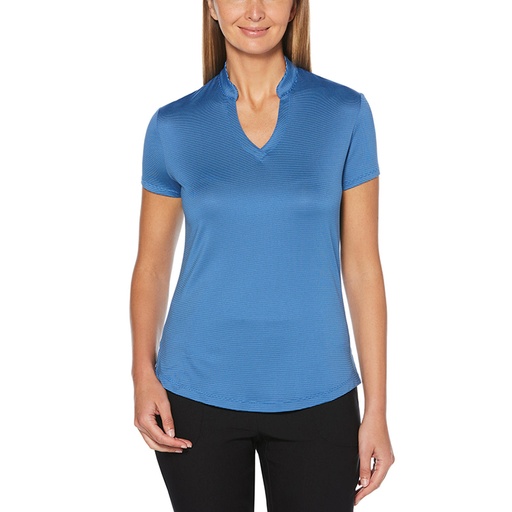 Callaway Ladies Fine Line Stripe Polo**